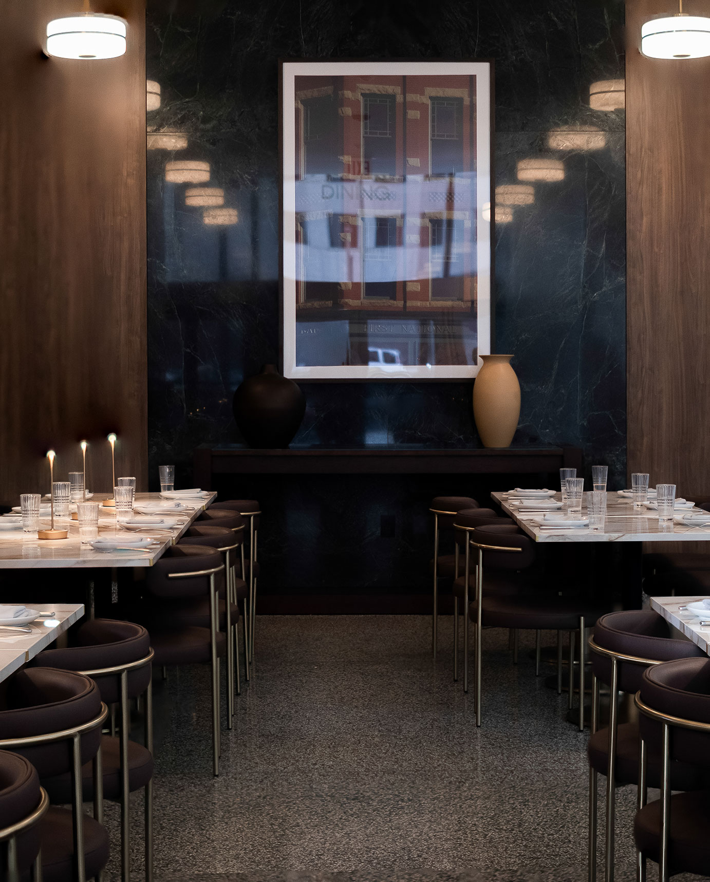 wide shot of the solette private events room